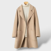 Manteau en Laine Style Coréen Femme