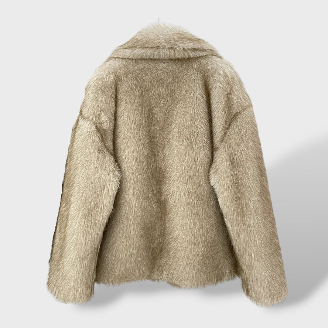 Manteau en Fourrure Synthétique Femme