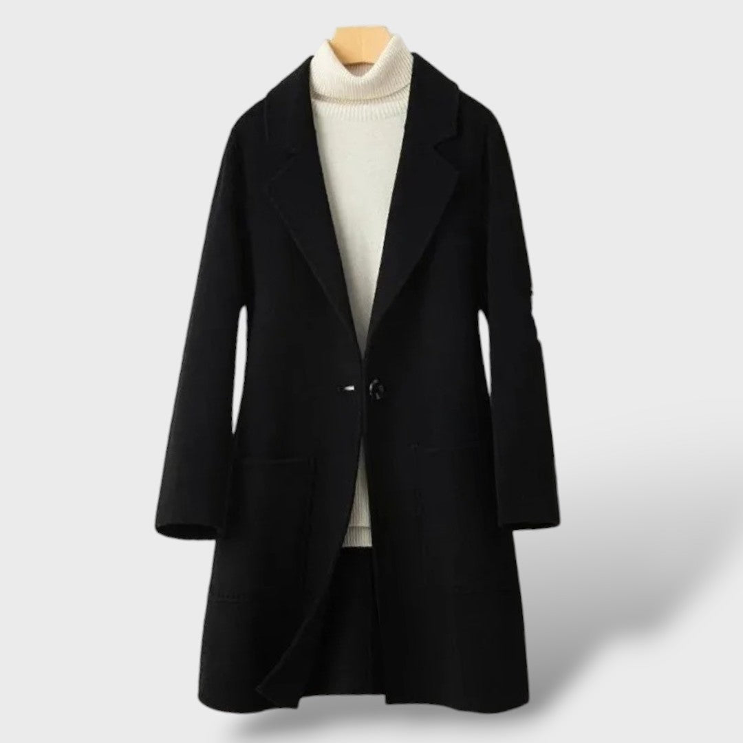 Manteau en Laine Style Coréen Femme