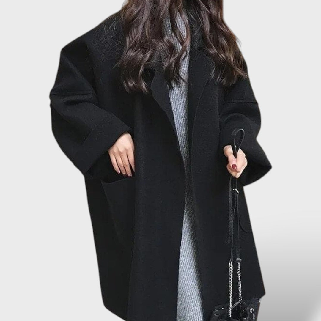 Manteau Long Femme en Laine Oversize