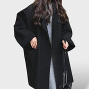 Manteau Long Femme en Laine Oversize