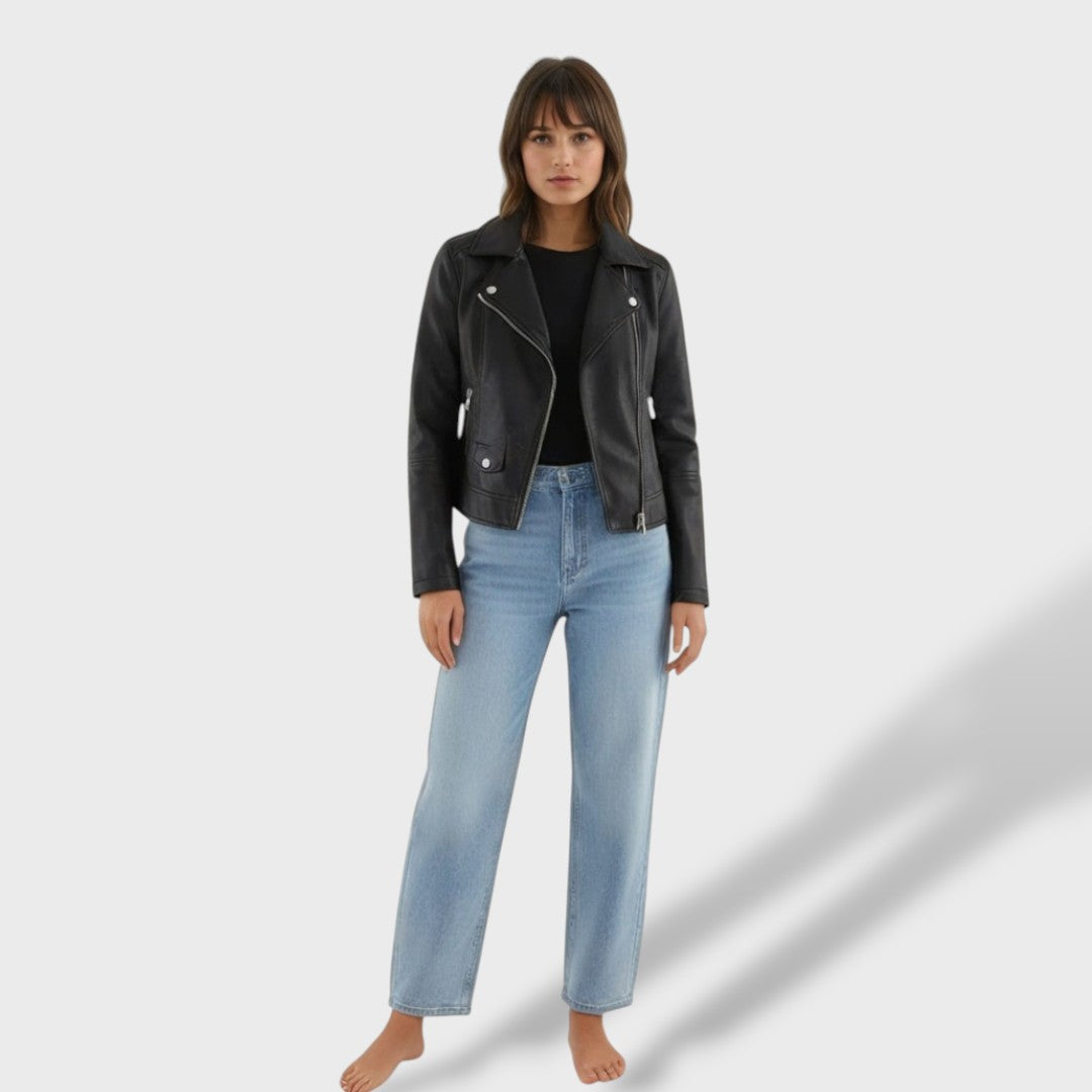 Isabel™ | Veste en cuir femme