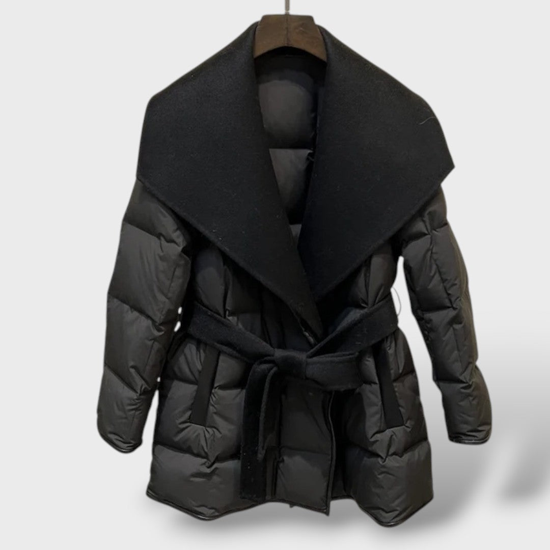 Manteau d'Hiver Femme en Laine et Duvet