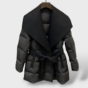 Manteau d'Hiver Femme en Laine et Duvet